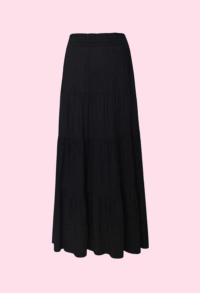 Bộ áo cổ tim tay cánh tiên - Váy