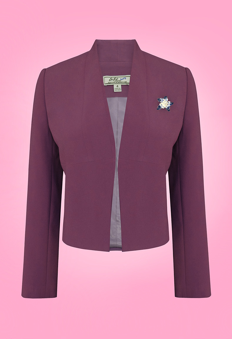 Áo vest lửng cổ sam